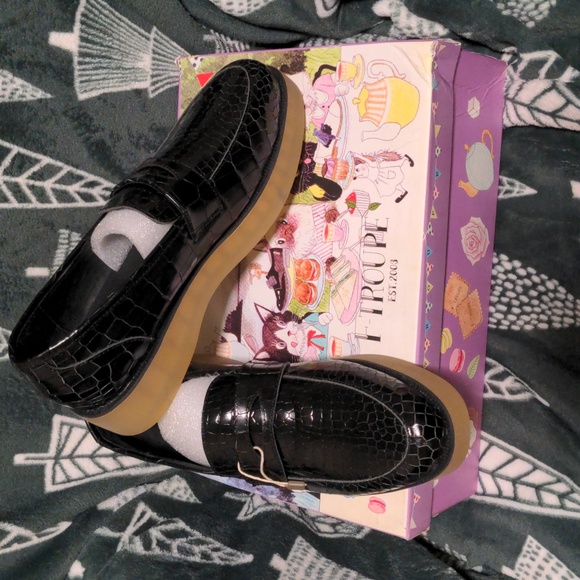 FTROUPE Women's Platform Loafers - Picture 1 of 6